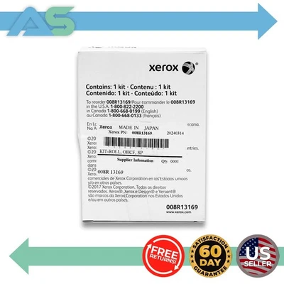 OEM Xerox 008R13169 604K81850 Feed Roll Kit DOHCF Color C60 C70 Versant 180 280 - Image 1 of 4