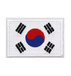 SOUTH KOREA FLAG PATCH embroidered Iron On KOREAN REPUBLIC SEOUL Taegeukgi SEOUL - Picture 1 of 1