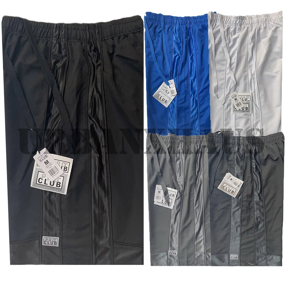PRO CLUB MEN'S HEAVYWEIGHT MESH BASKETBALL SHORTS (S-5XL) - Image 1 of 1