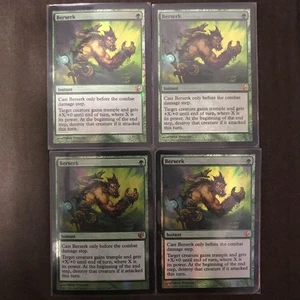 MTG Berserk Foil Card Set of 4 Collectible Magic The Gathering - Picture 1 of 1