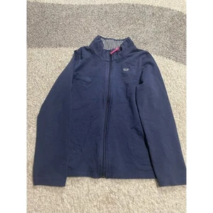 Vineyard Vines Girls Medium 10-12 Full Zip Long Sleeve Jacket Blue K0222 57543 - Picture 1 of 13