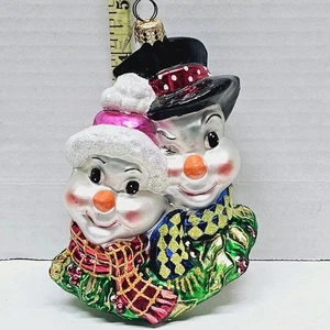 Christopher Radko Collectibles "Snow Gems Like Ours" Schneemänner Weihnachtsschmuck - Bild 1 von 4