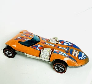 Hot Wheels Redline 1975 Twin Mill Flying Colors Orange w Tampos Chromey Wheels - Picture 1 of 6