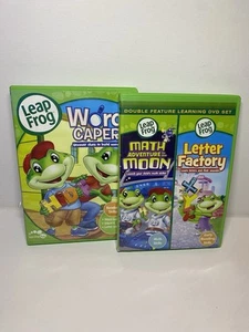 2 Leapfrog Dvds (Math/ Reading/writting) - Picture 1 of 3
