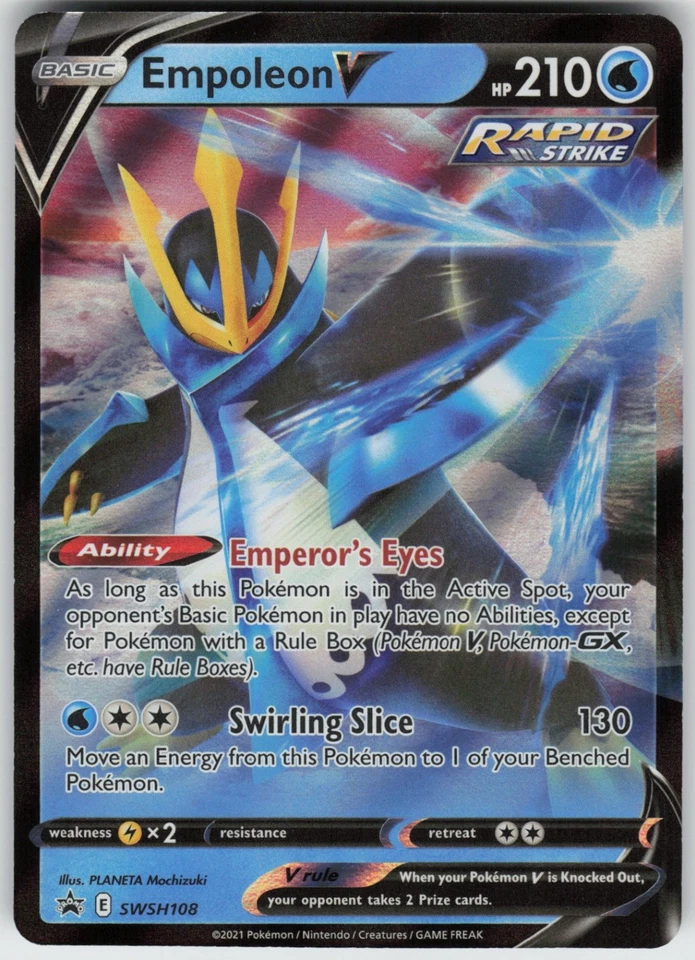 Foil Empoleon V SWSH108 SWSH: Sword & Shield Promo Cards Promo NM - Image 1 of 1