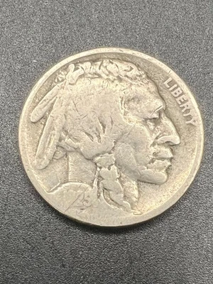 Buffalo Nickel-1925-S, partial date - Image 1 of 3