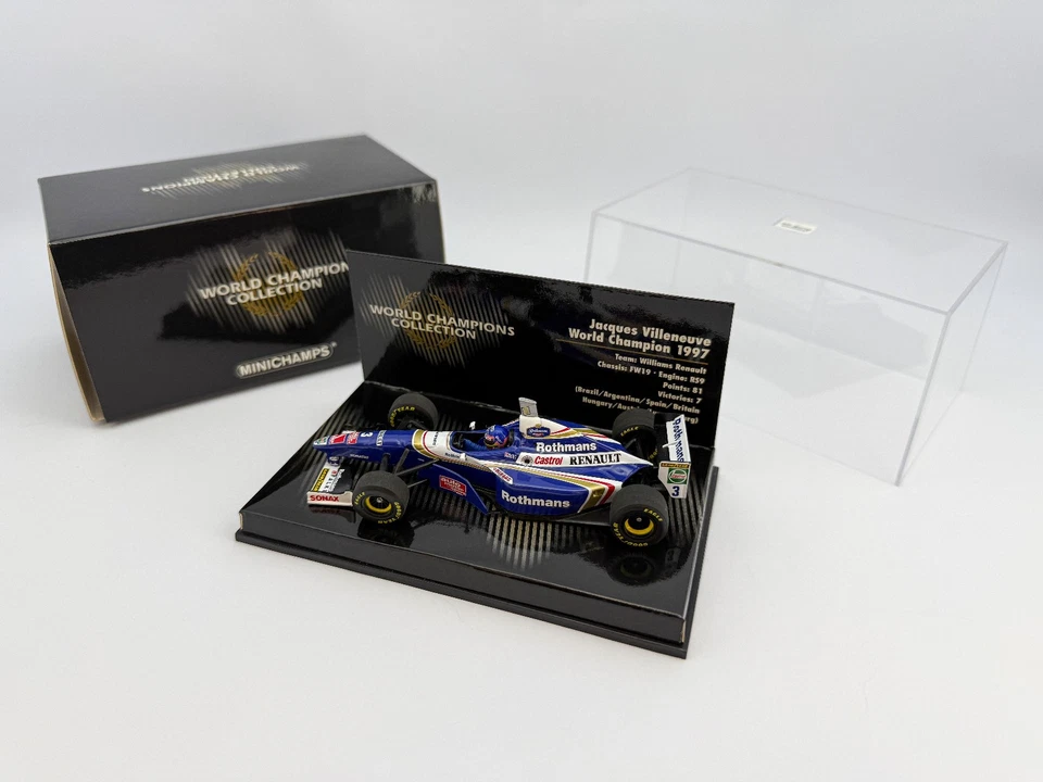 1997 Villeneuve Williams FW19 1:43 Minichamps 436970003 Rothmans - Immagine 1 di 4