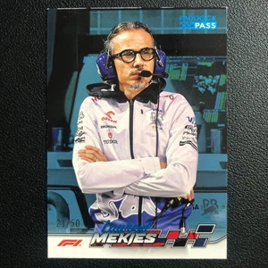 2024 Topps Paddock Pass Formula 1 F1 #77 Laurent Mekies Blue /50 - Picture 1 of 2