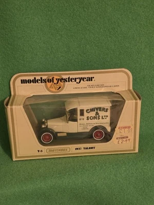 Matchbox Models of Yesteryear 1927 Talbot Chivers & Sons - Image 1 of 3