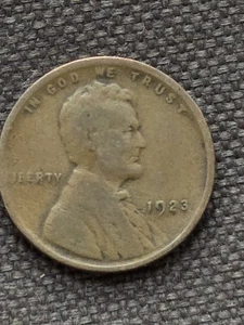1923 Wheat Penny, No Mint Mark - Picture 1 of 2
