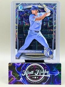 2025 Bowman Chrome - Jac Caglianone #BCP-154 - Laser Refractor (RC) - Picture 1 of 2