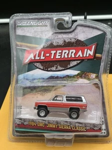 Greenlight All Terrain 1983 GMC Jimmy Sierra Classic Red & Silver 1:64 2020 NIP - Picture 1 of 2