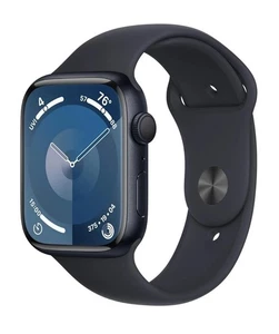 Apple Watch Series 9 41mm (V23) Aluminum Case with Sport Band Midnight S/M GPS - Picture 1 of 11