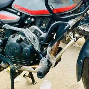 Fit For Royal Enfield Himalayan 450 Engine Guard Black Colour W Double Slider@ - Picture 1 of 8