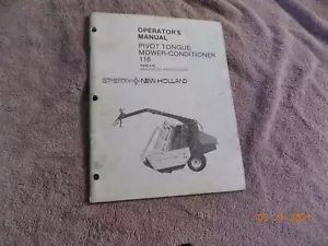 Acondicionador de Lengua Pivotante New Holland 116 Manual del Operador - Imagen 1 de 1