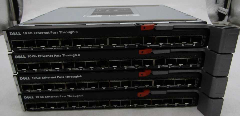 lot of 4 Dell M1601P PNDP6 16-Port SFP+ PNDP6-R Ethernet Pass Through-k Mellanox - Image 1 of 4