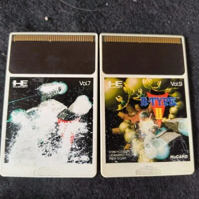 R-TYPE Part1 and Part2 set NEC PC Engine TurboGrafx-16 PCE games, Working-h0610- - Image 1 of 4