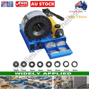 Hydraulic Hose Crimper Machine W/ 8Dies High Pressure Hose Pipe Crimping Machine - Picture 1 of 12