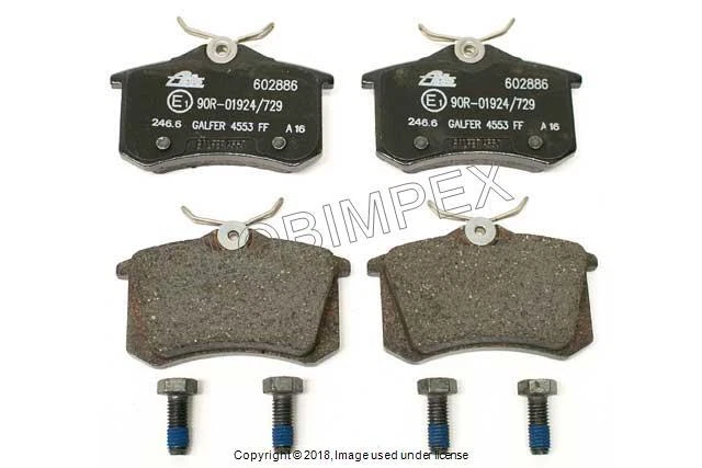 AUDI A4 A6 QUATTRO (2002-2005) Brake Pad Set  REAR ATE OEM +1 YEAR WARRANTY - Image 1 of 1