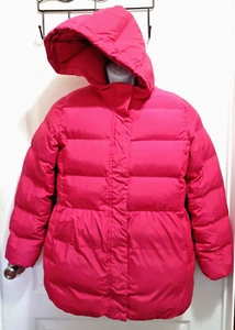 GAP KIDS Down/Feather Filled Hooded Winter Puffer Jacket Girls Size XXL 14-16 - Picture 1 of 5