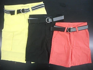 Boys Calvin Klein $34/$39 Assorted Style & Color Shorts Sizes 4, 7 & 10 - Picture 1 of 10