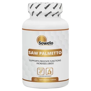 Sägepalmenextrakt 600mg Tabletten - 25% Fettsäuren - Prostata Unterstützung - Sowelo - Bild 1 von 10