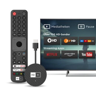 HD Plus IP Clé TV avec télécommande - Photo 1/4
