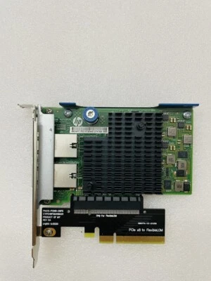 700699-B21 HP 10GB 2-PORT 561FLR-T 700697-001 ADAPTER CARD TO PCIE CARD= X540-t2 - Image 1 of 4