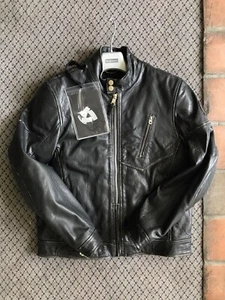REV'IT Albright Men’s Leather Motorcycle Jacket Naked Bike, Cafe Racer, SZ Eu 50 - Bild 1 von 12