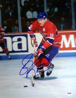 LARRY ROBINSON SIGNED AUTOGRAPHED 11x14 PHOTO MONTREAL CANADIENS PSA/DNA - Image 1 of 3