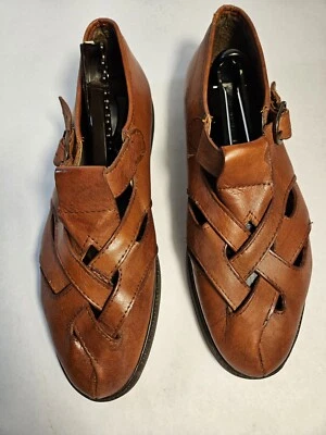 Sandalia Vintage CHAAC Calzado Artezanal Talla 9 Mujer Coñac Polimeros Derivados Foto 1 de 4