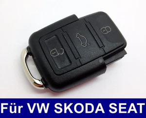 3T Custodia Di Ricambio Per Chiave Pieghevole VW PASSAT GOLF SKODA OCTAVIA SEAT - Picture 1 of 3