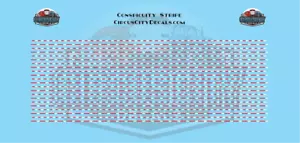Conspicuity Stripe for HO Scale 1:87 Vehicles Red/White - Picture 1 of 1