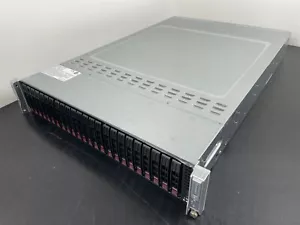Supermicro 2U Twin2 DP E5-2600 256GB DDR3 6x2.5" SATA3 R1620W SYS-2027TR-HTRF - Picture 1 of 15