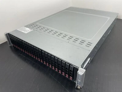 Supermicro 2U Twin2 DP E5-2600 256GB DDR3 6x2.5" SATA3 R1620W SYS-2027TR-HTRF - Image 1 of 4