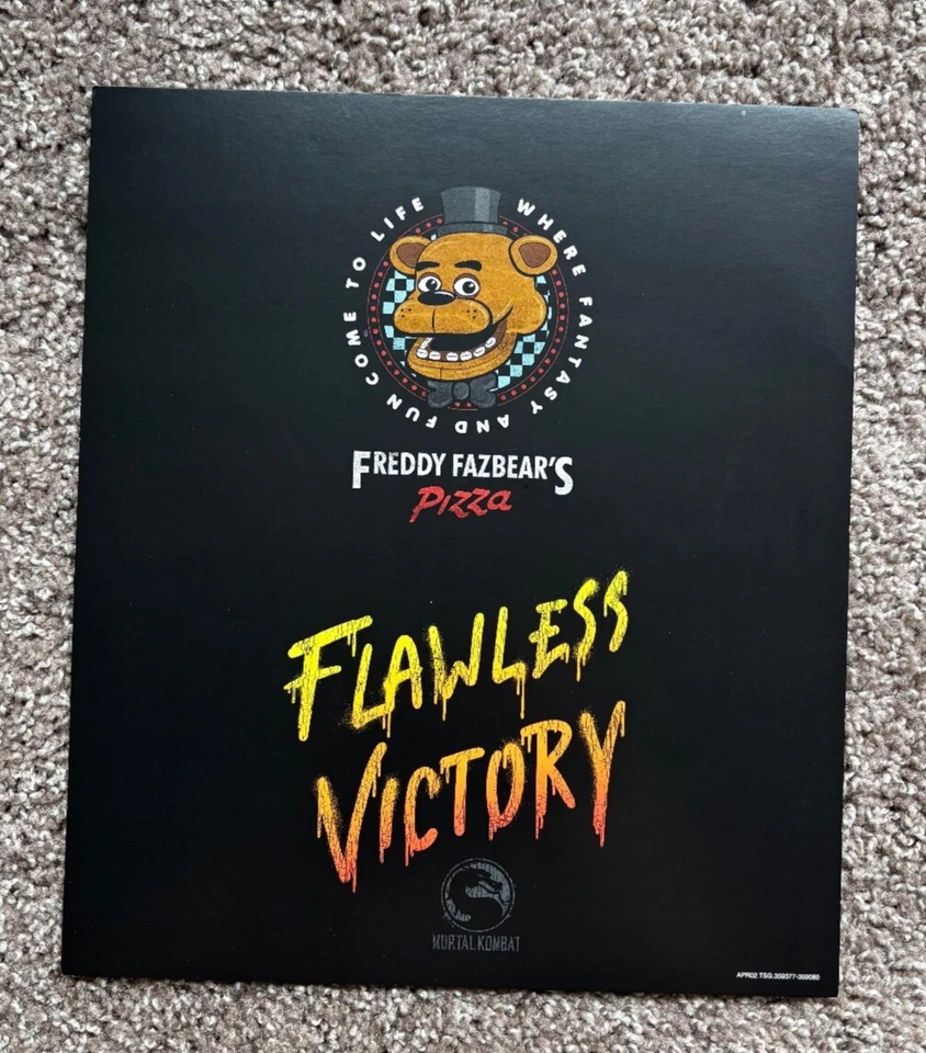 Carteles promocionales exclusivos de anime de Freddy Fazbear's GameStop/arte de exhibición de camisetas Foto 1 de 1