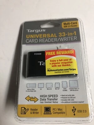 Targus Universal 33-in-1 Card Reader/Writer - Image 1 of 4