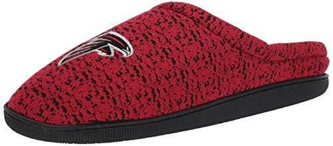 NFL Atlanta Falcons Mens Poly Knit Cup Sole Slipperpoly Knit Cup Sole Slipper Cover