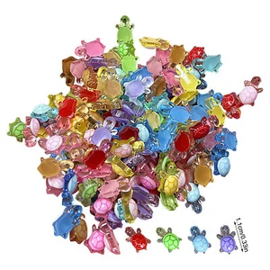 100x Mini Luminous Resin Turtles Miniature Sea Turtle Figurines Cute Tiny Status - Picture 1 of 10
