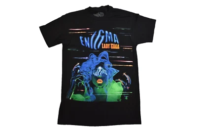 Lady Gaga Enigma Mens The Las Vegas Residency Set List Black Shirt New S-XL - Image 1 of 4