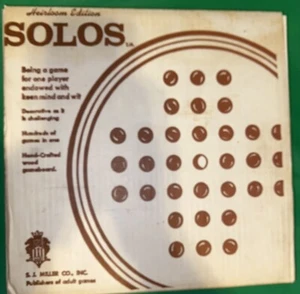 Solos SJ Miller Co Heirloom Edition Game Board One Player Game Hundreds in One - Picture 1 of 5