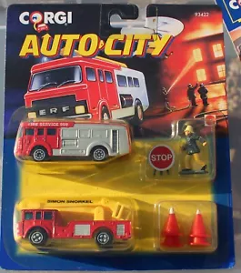 Corgi junior Mercedes Fire set 1990s nice condition (3) - Picture 1 of 2