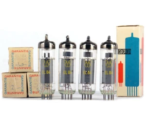 MATCHED QUAD EL84/6BQ5 RFT NOS Tube Valvola  Lampe 진공관 真空管 电子管 Valve Valvula - Picture 1 of 2