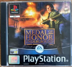 Playstation 1 Game Medal Of Honor Underground PS1 Complete Used Ex Cond. - Picture 1 of 2