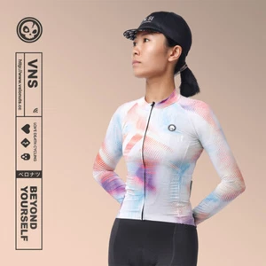 VNS Female Cycling Jersey Lightweight Breathable Top Clothing Multi-Colored - Picture 1 of 12