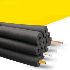 2M Thermal Lagging Wrap Roll Insulation Pipe Sponge Foam Rubber Tube 6-108mm ID - Picture 1 of 9