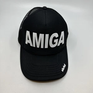 nbrhd AMIGA Trucker's Hat Meshback Black - Picture 1 of 7