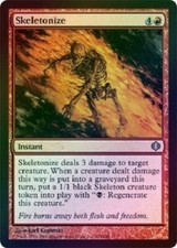 Skeletonize-  Foil uncommon Shards of Alara  Magic The Gathering