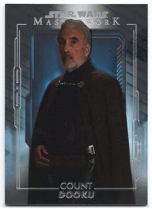 2020 Star Wars Masterwork Blue 68 Count Dooku - Picture 1 of 1