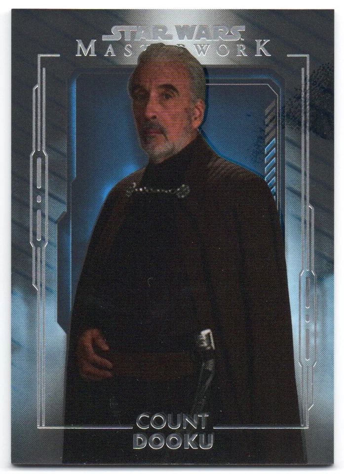 2020 Star Wars Masterwork Blue 68 Count Dooku - Image 1 of 1